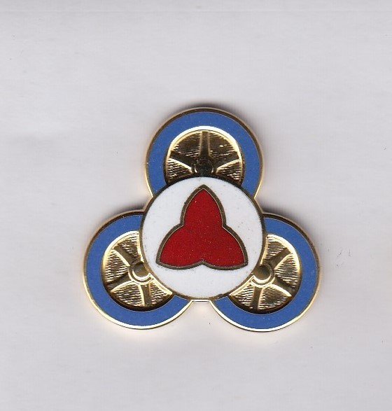 US Army 112th Transportation Battalion crest DUI badge G-23
