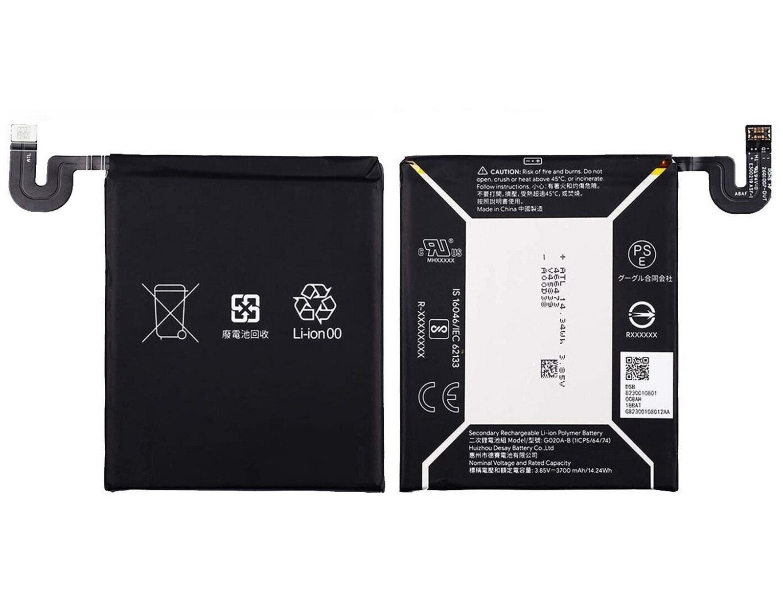 OEM Replacement Battery for Google Pixel 3a XL G020A-B G020A G020B G020C G020D