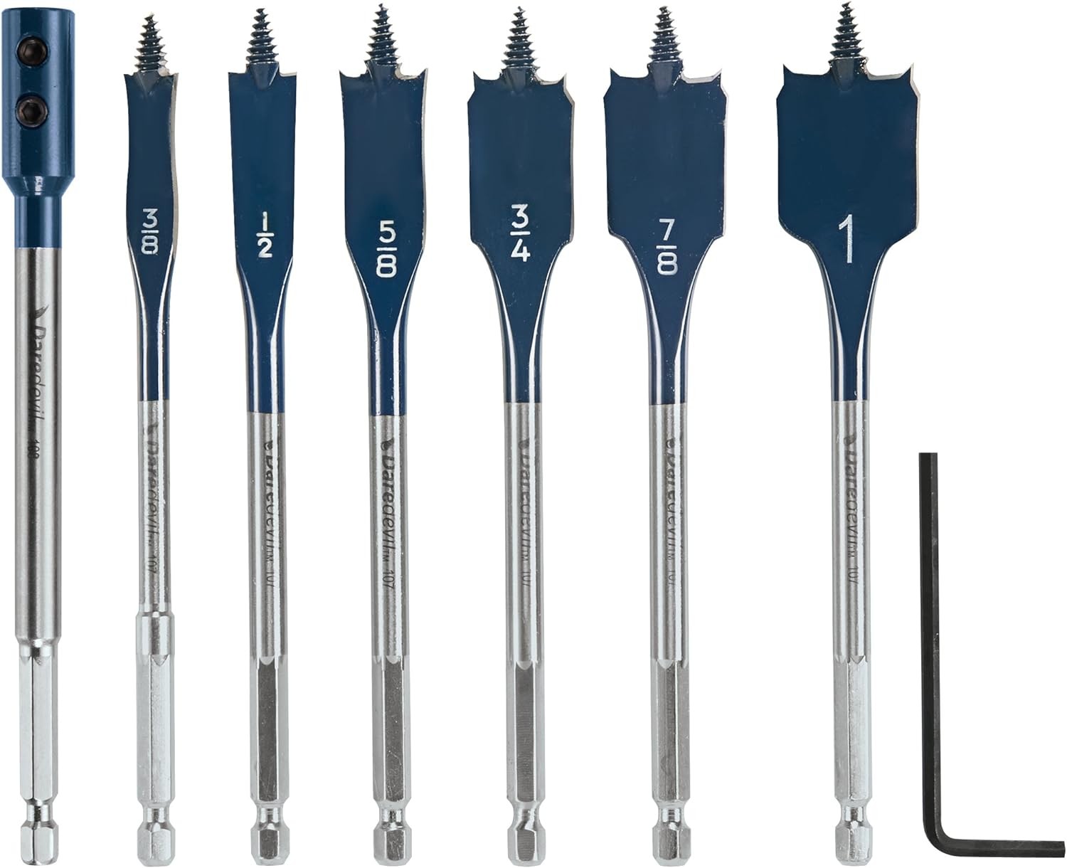 Bosch Genuine 6 pc. Daredevil Standard Spade Bit Set - 2610958238