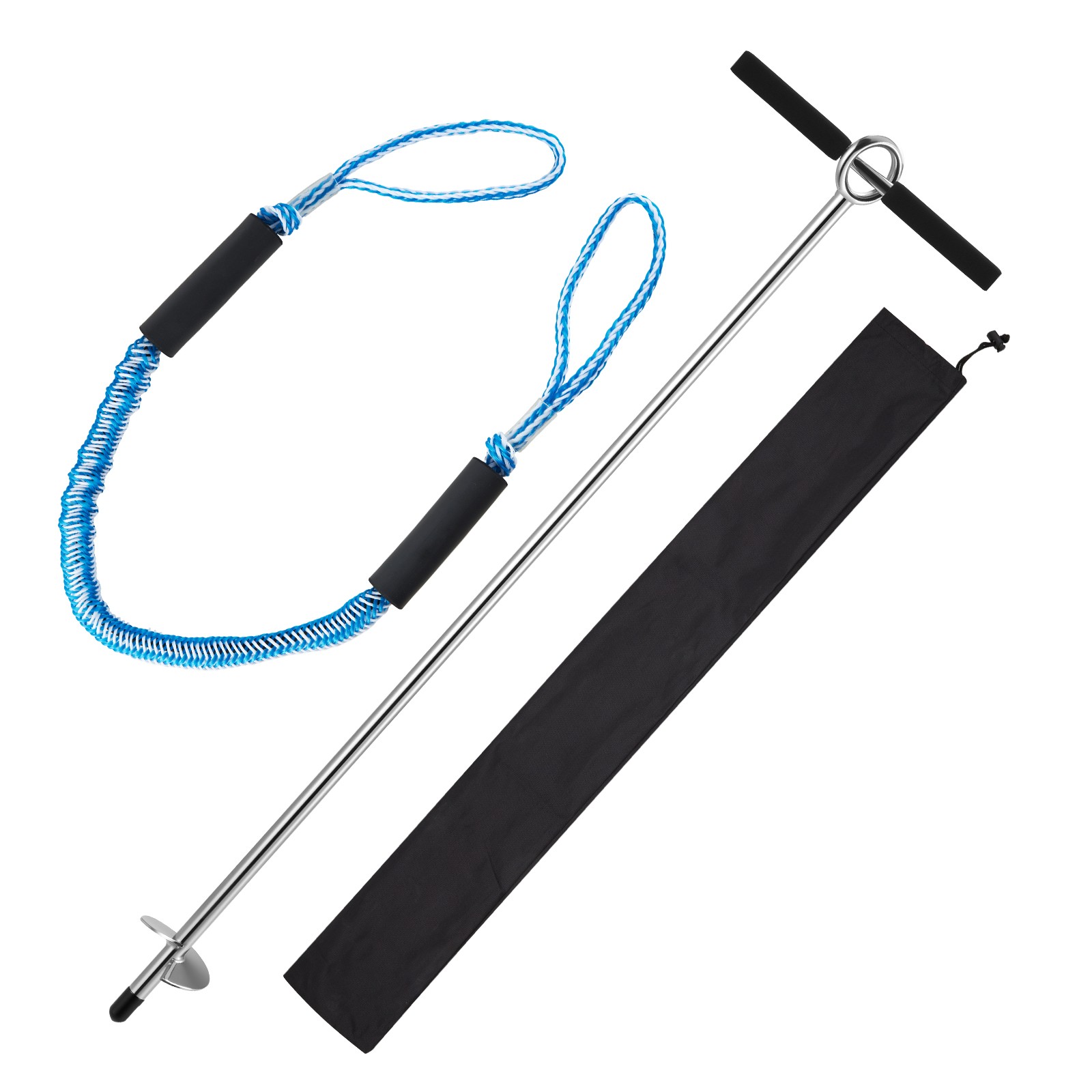 VEVOR Sand Anchor Screw in Beach Anchor 36 in Shallow Water Boat Auger Anchors