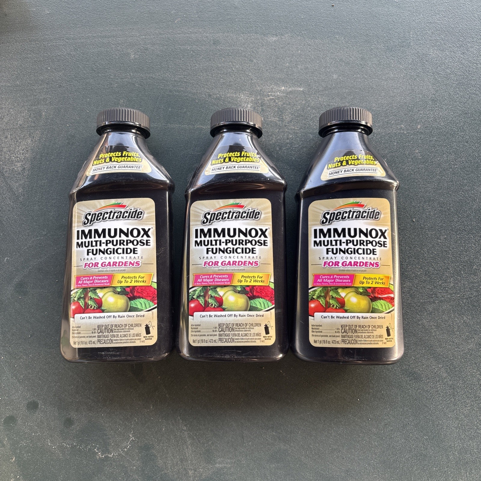 Lot of 3: Spectracide Immunox Concentrated Liquid Garden Fungicide 48 oz Total