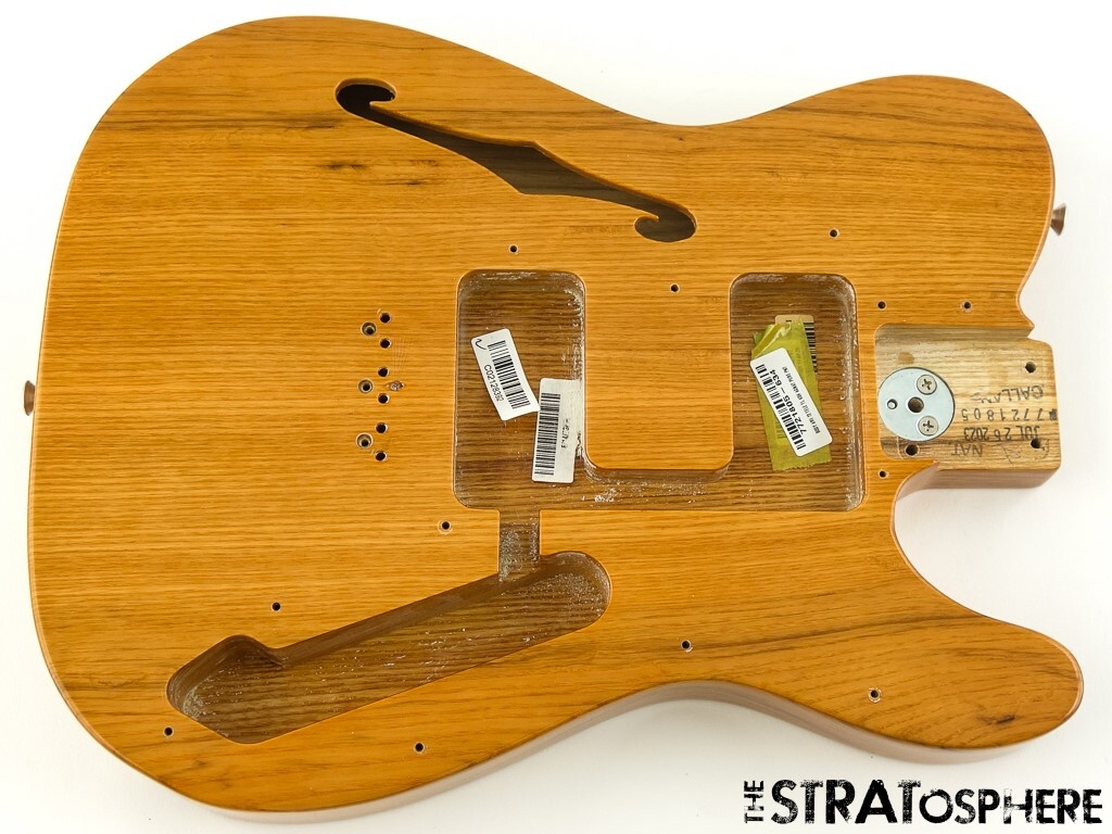 Fender AV II American Vintage 1972 Tele Thinline Semi-Hollow Ash BODY Natural