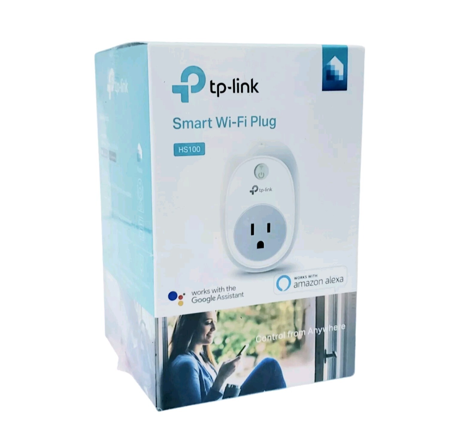 TP Link Wireless Smart WiFi Plug HS100 for Alexa and Google Assistant New Sealed
