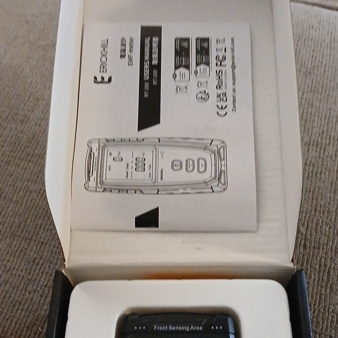 ERICKHILL RT-100 EMF Meter Single Axis Sensor Color-Screen Sound Light Alarm