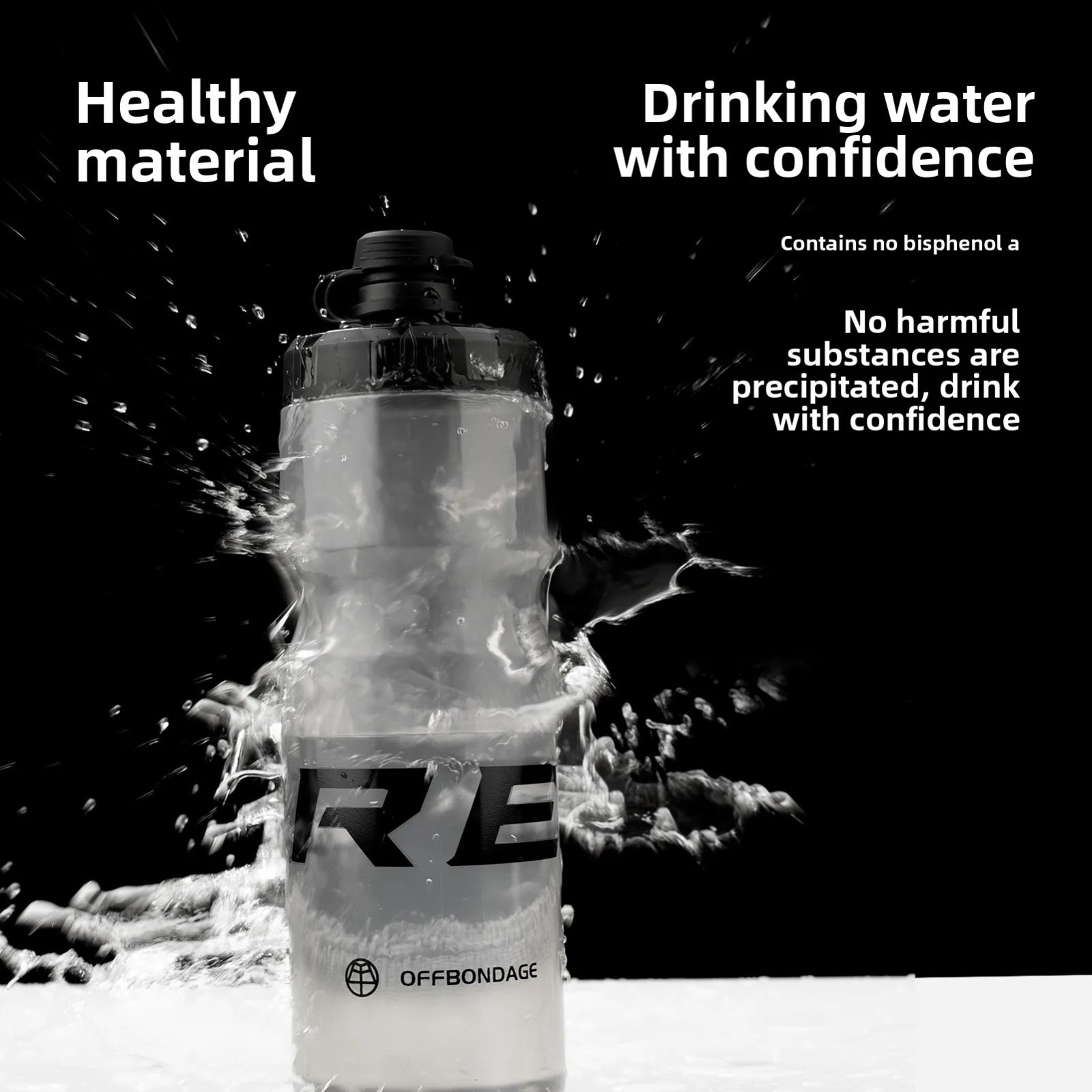Motivational Water Bottle with Time Marker- 32Oz Water Bottles with Times to Dri