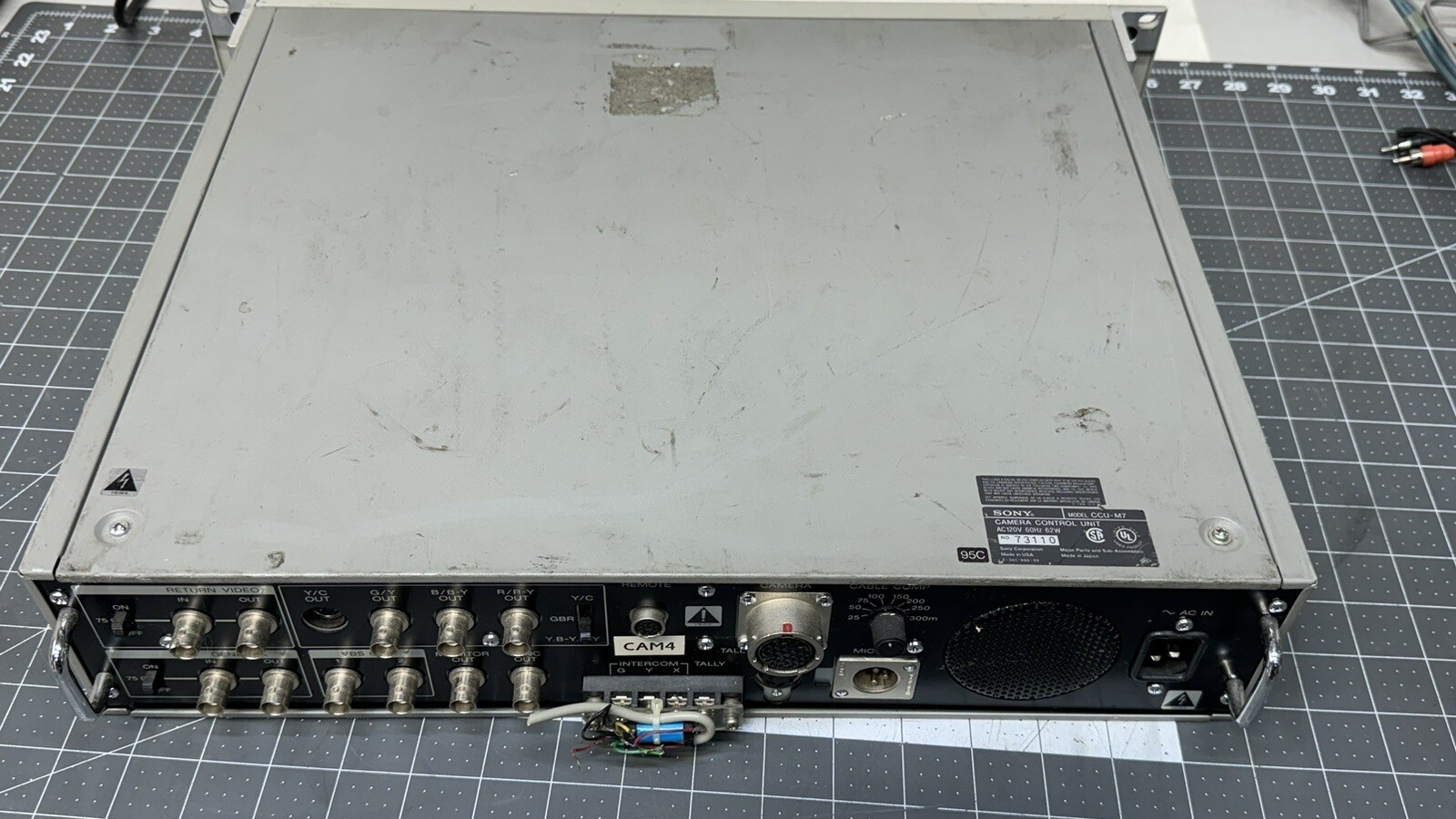 Sony Camera Control Unit CCU-M7 USED Vintage AC120V Working Pull See Pics 🔥🔥
