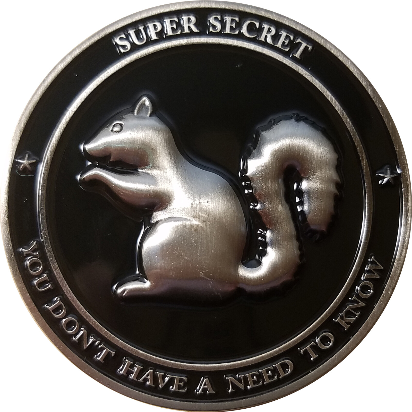 B-2 SPIRIT BOMBER GOT STEALTH? SECRET SQUIRREL CHALLENGE COIN OCPM 18