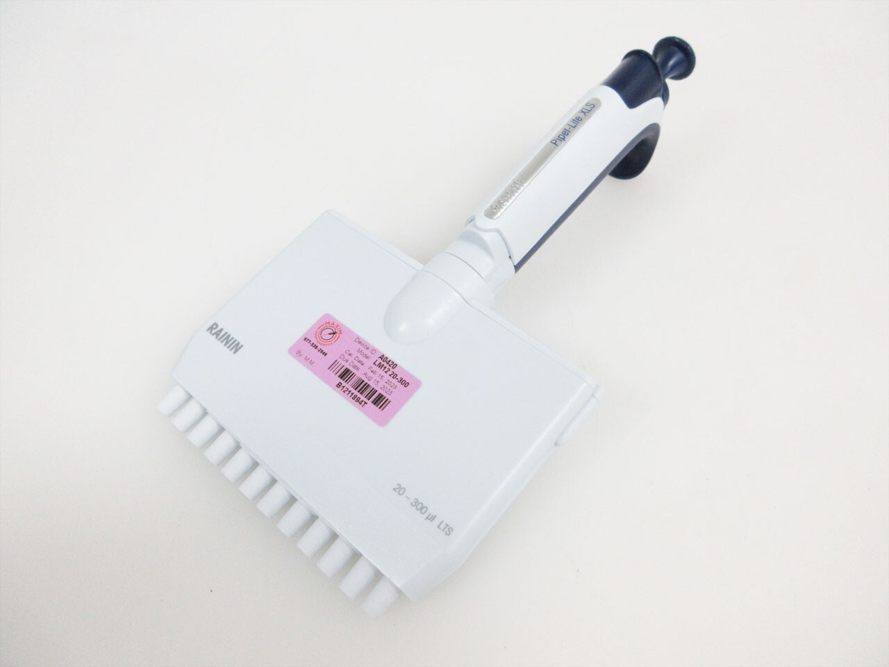 RAININ L12-300XLS 12 CHANNEL PIPET-LITE PIPETTE 300 uL LTS XLS L-300 WARRANTY V