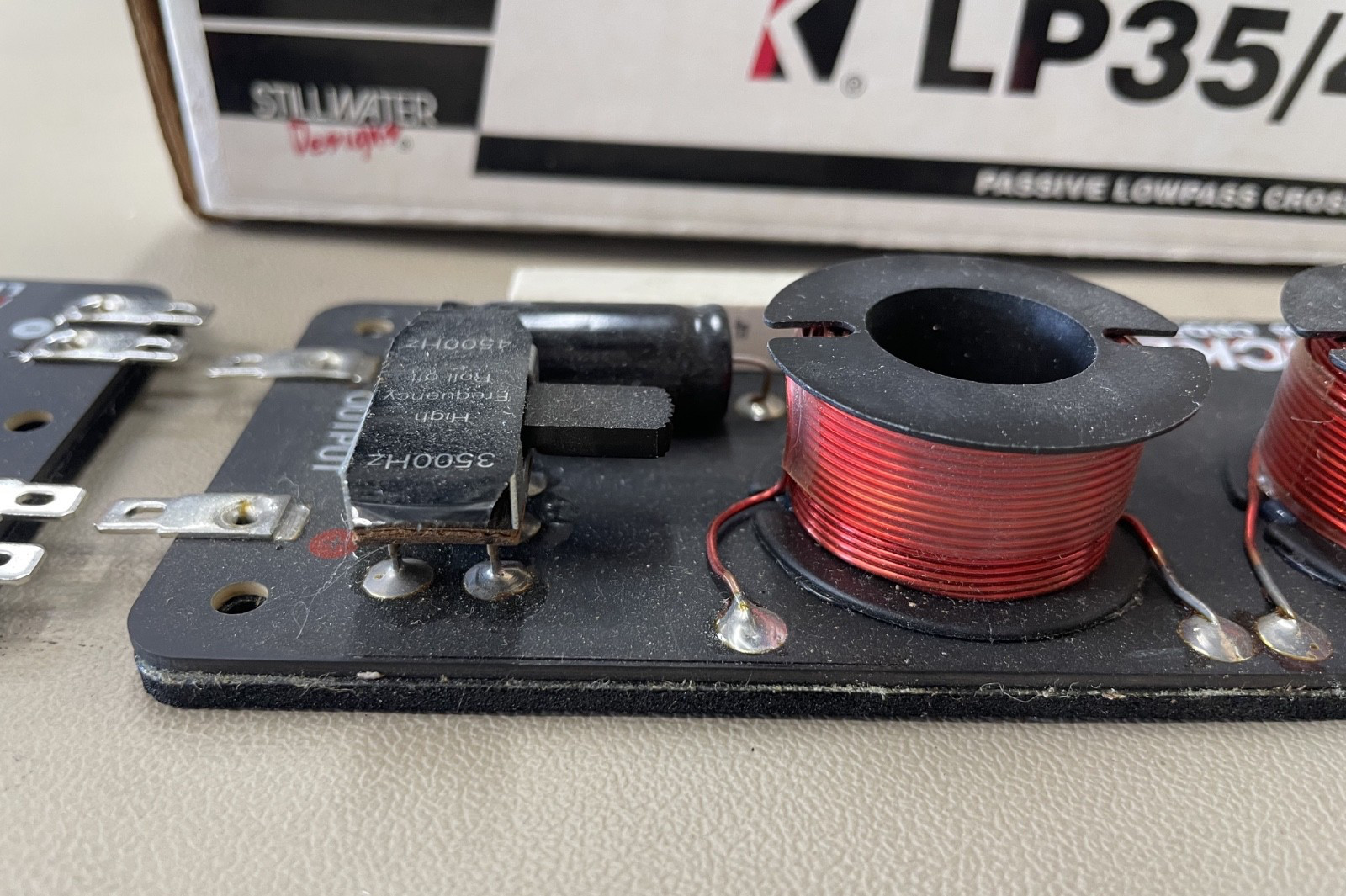 Old School Kicker LP35/45 Midrange Passive Lowpass Crossover, Pair, NOS #330