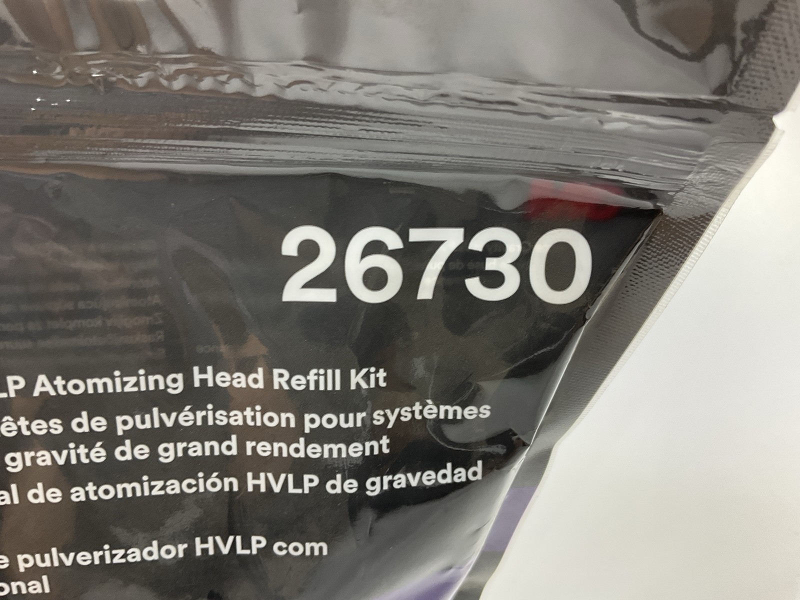 3M 26730 Performance Gravity HVLP Atomizing Head Variety Kit, Sizes 1.2 6-pack