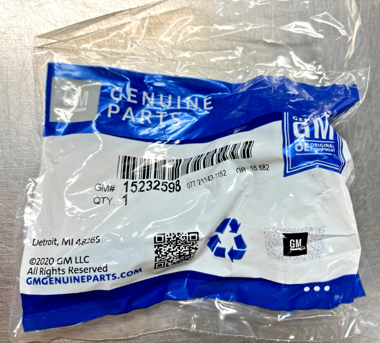 1523-2598  Genuine OEM  GM  Seat Recliner HANDLE   15232598