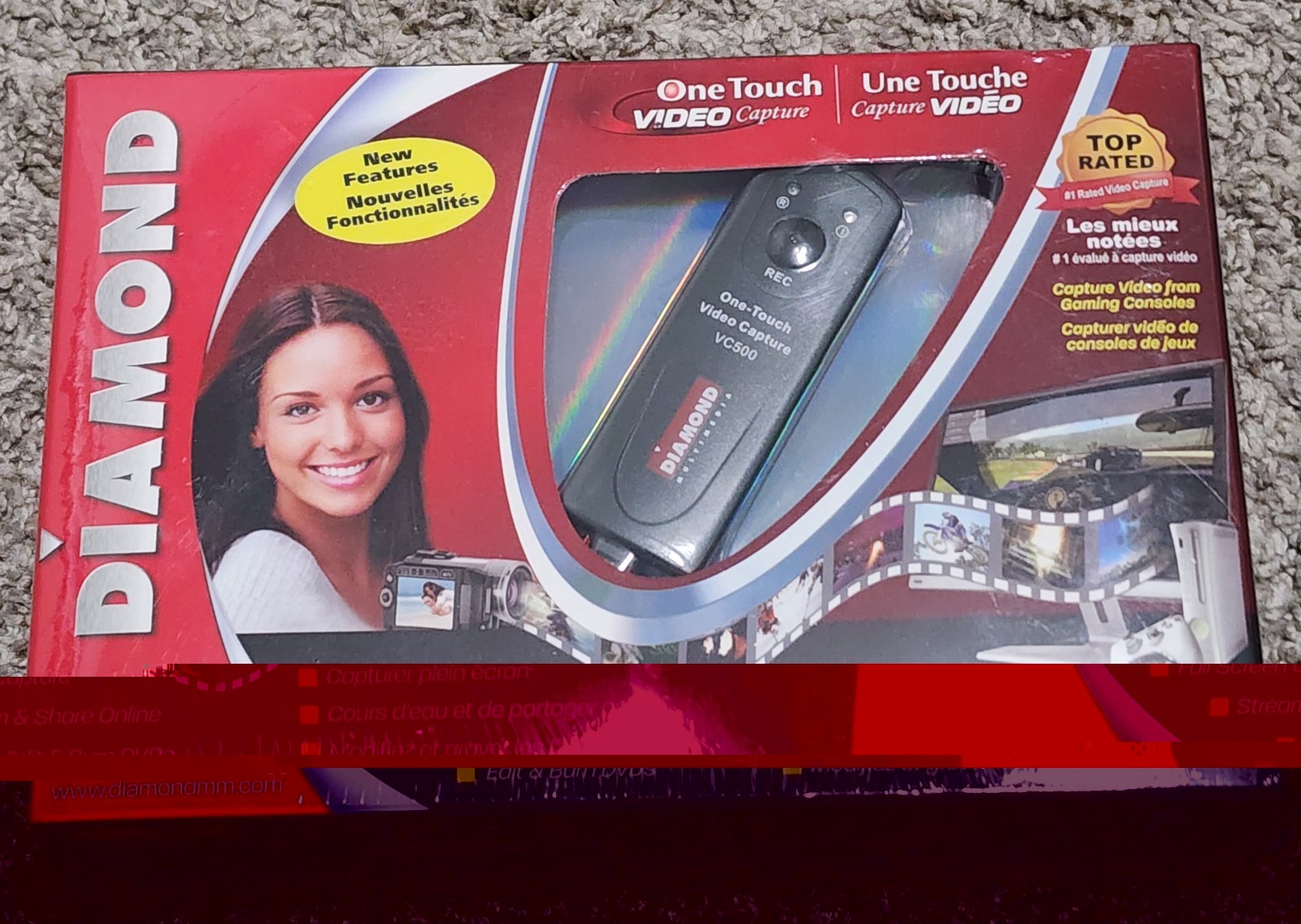 Diamond VC500 USB 2.0 Video Capture – Retro Gaming & VHS to Digital – New in Box