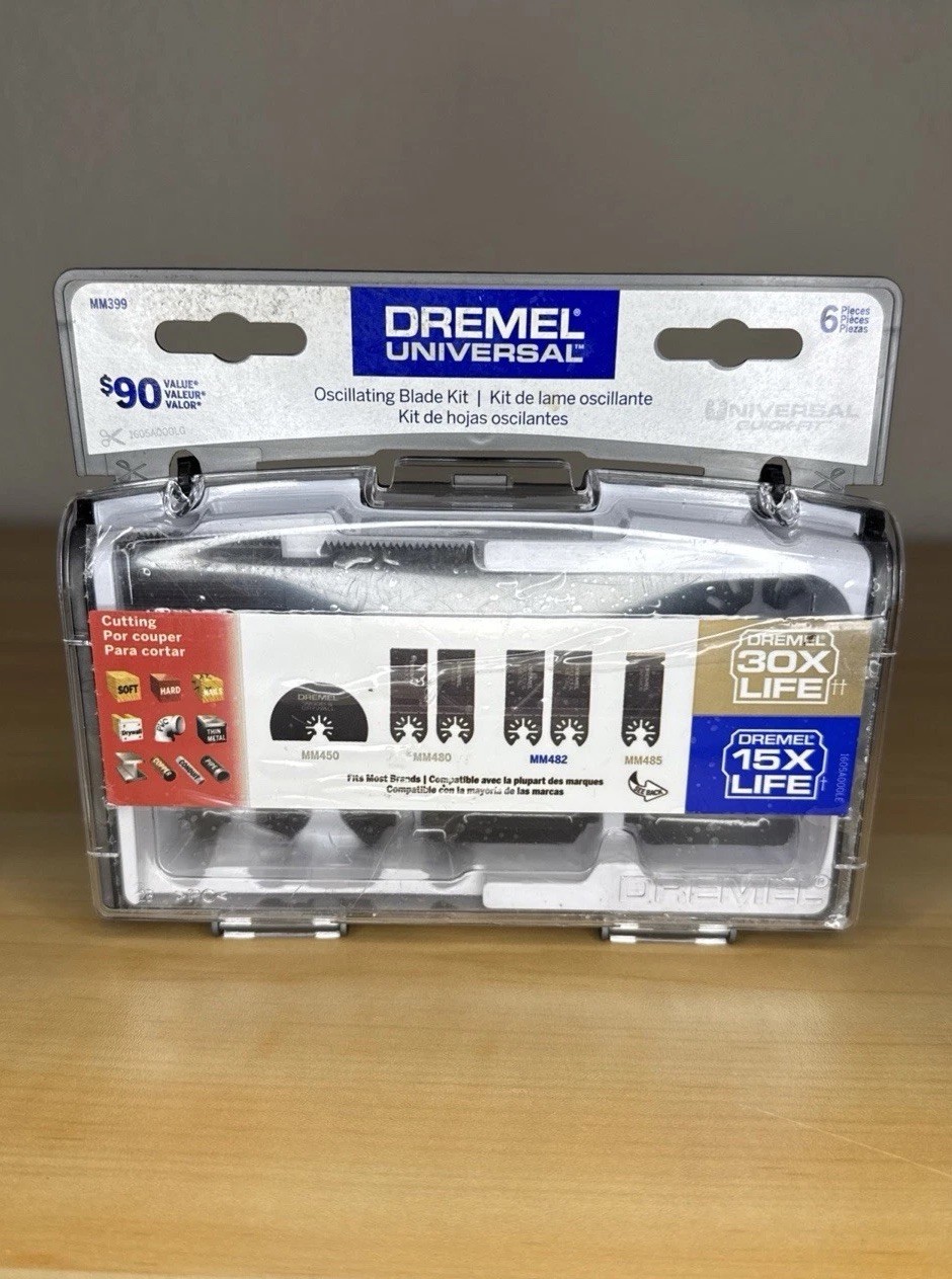 New Dremel Oscillating Blade Kit Universal Quick-Fit MM399