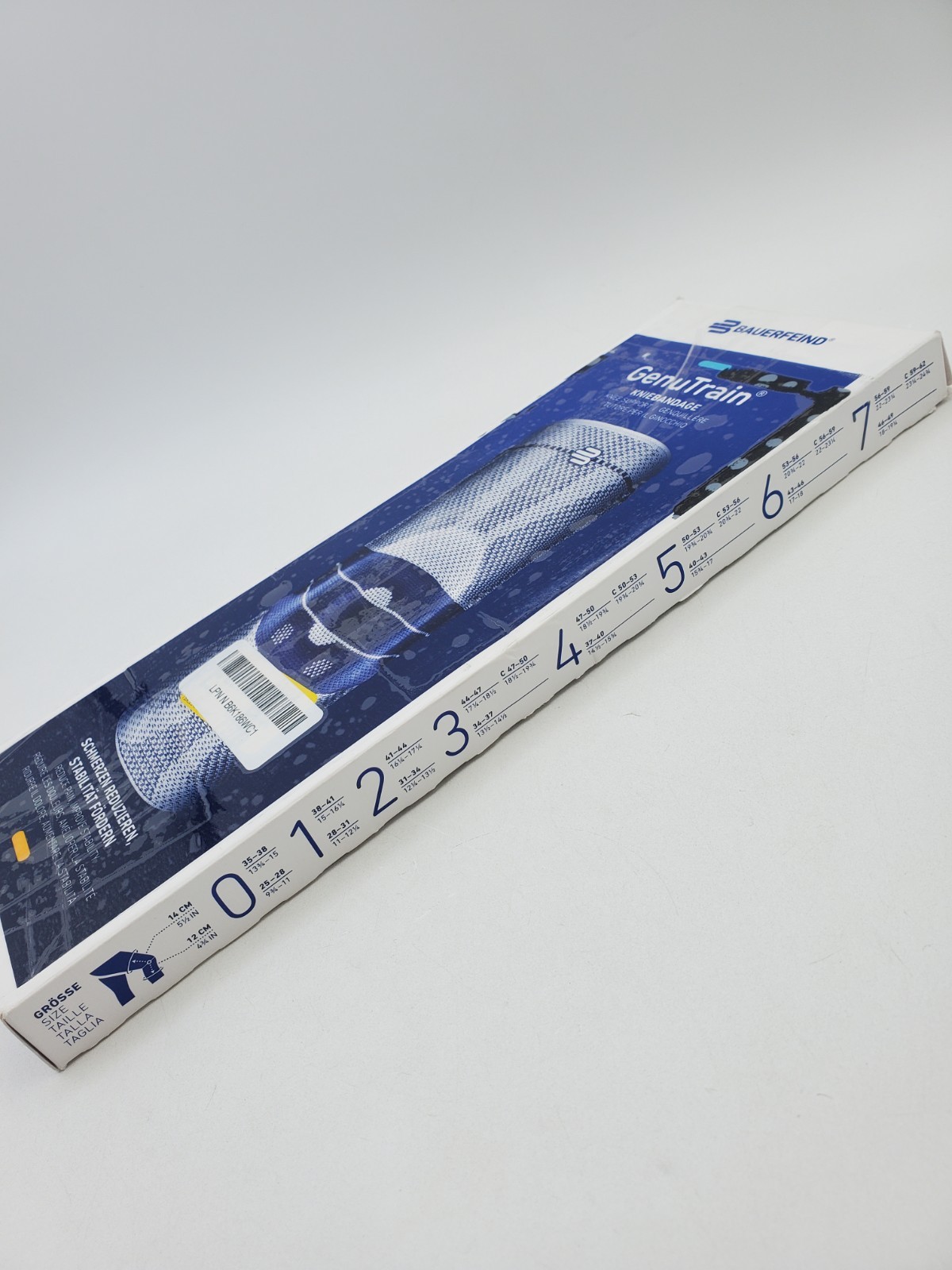 Bauerfeind GenuTrain Kniebandage Knee Support Size 6C Color Titan