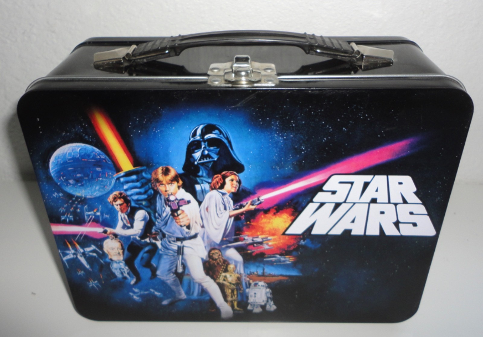 Classic Star Wars A New Hope Large Tin Metal Lunch Box 2014 Vandor