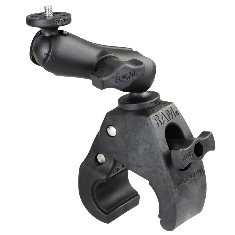 RAM-B-404-366U  RAM Tough-Claw Medium Clamp Mount with 1/4"-2...