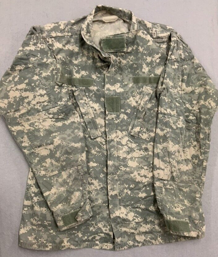 ACU Shirt/Coat Large Long USGI Digital Camo Cotton/Nylon Ripstop Army Combat