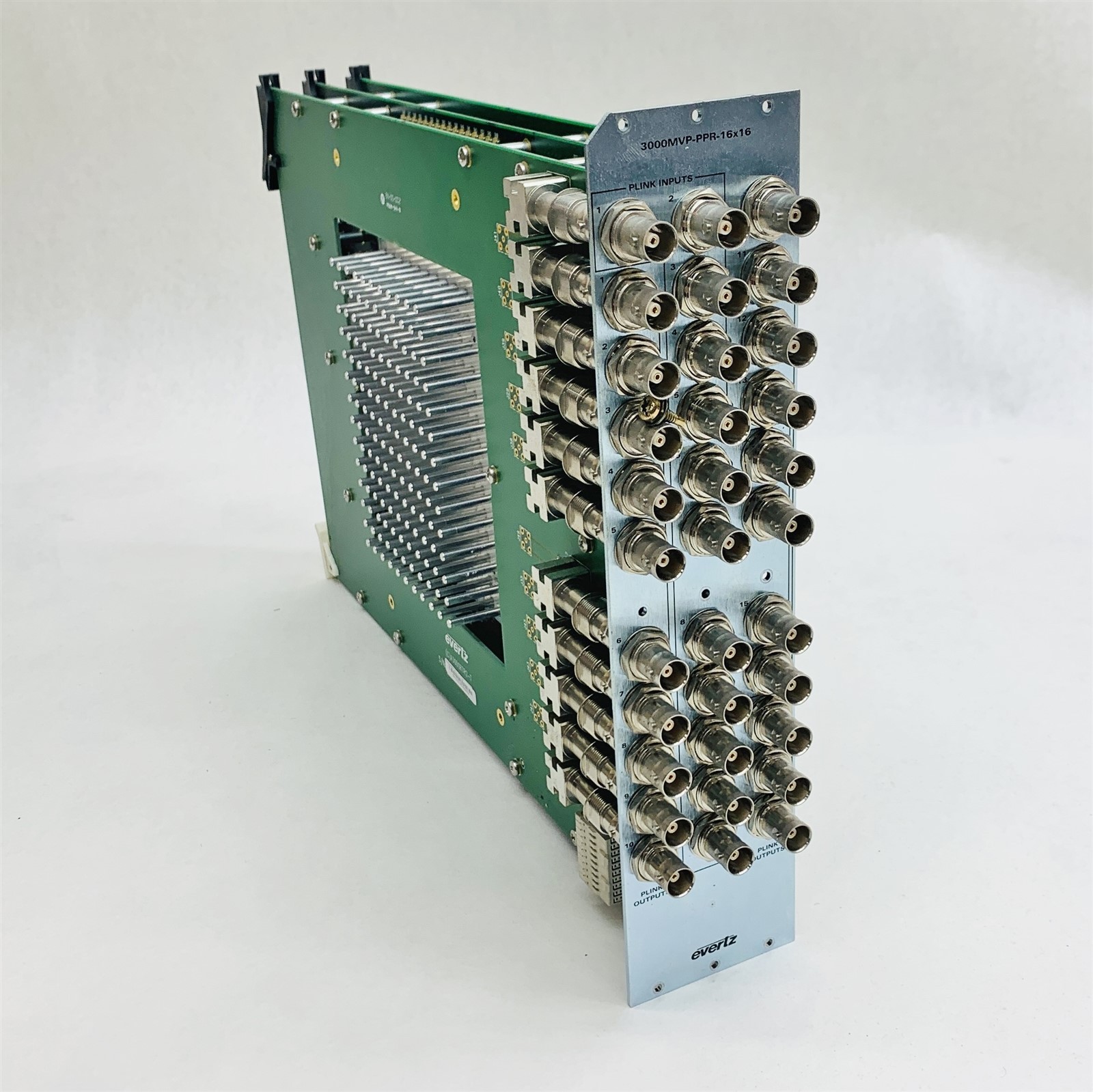 Evertz 3000MVP-PPR-16x16 16x16 PLINK Router Card Multiviewer Broadcast Module