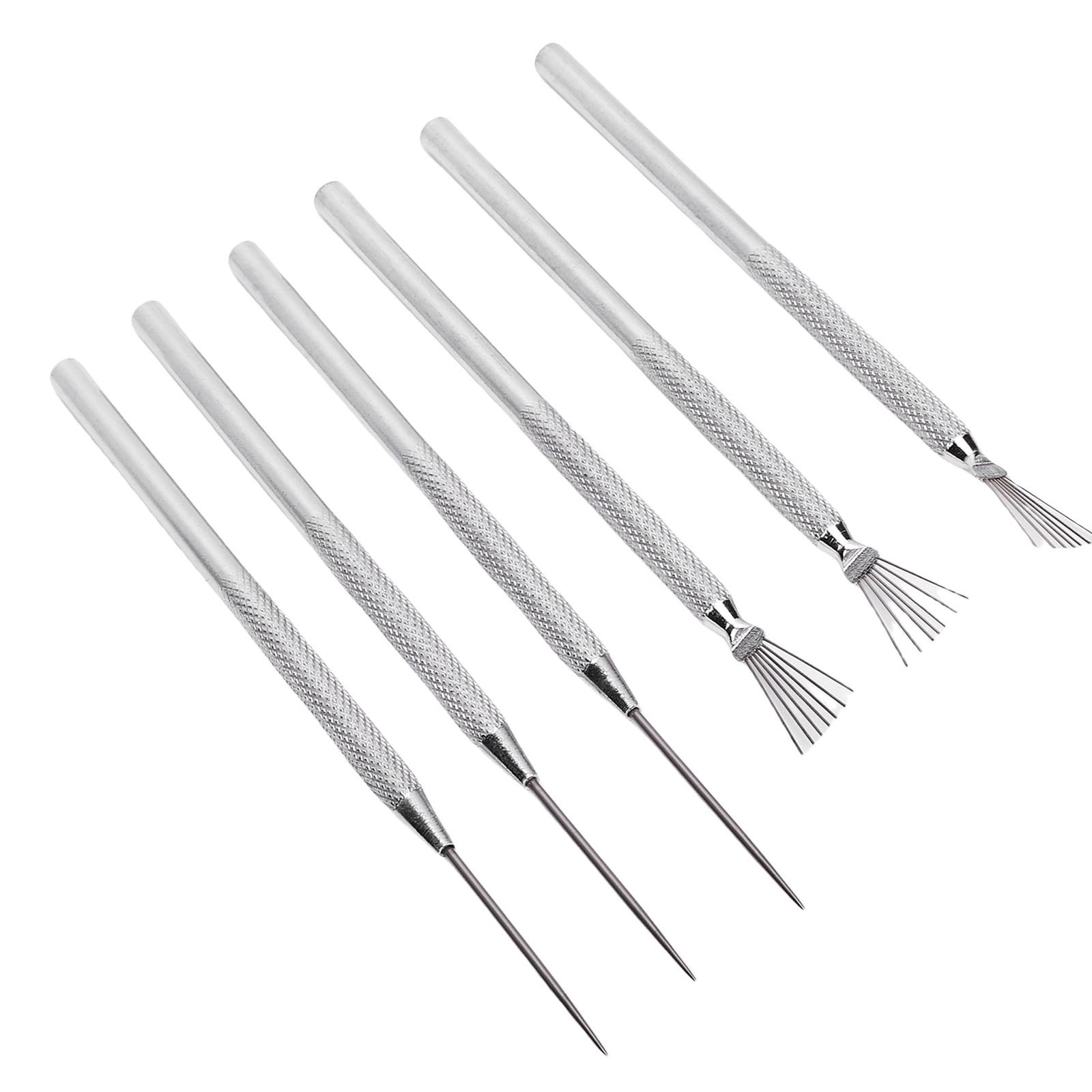 Complete Clay Needle Tools Set For Pottery - Ergonomic Handles Included