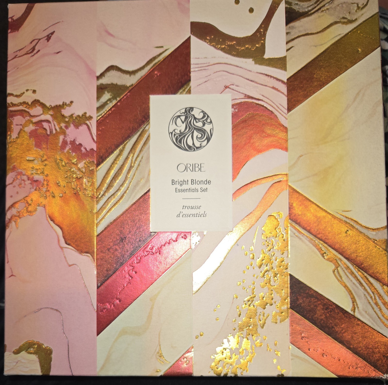 Oribe Bright Blonde Essentials Set with Shampoo, Conditioner, Serum SET BOXED!