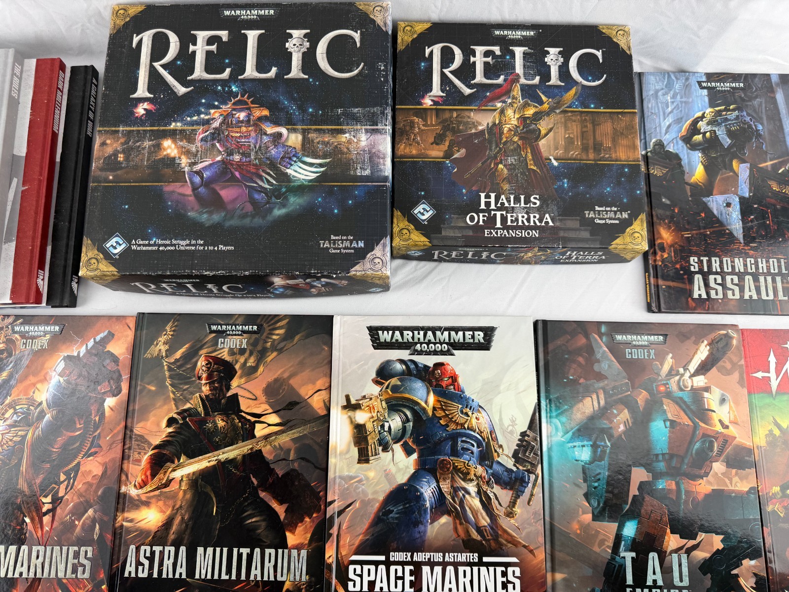 Warhammer 40,000 Relic Board Game Bundle & Codex Lot