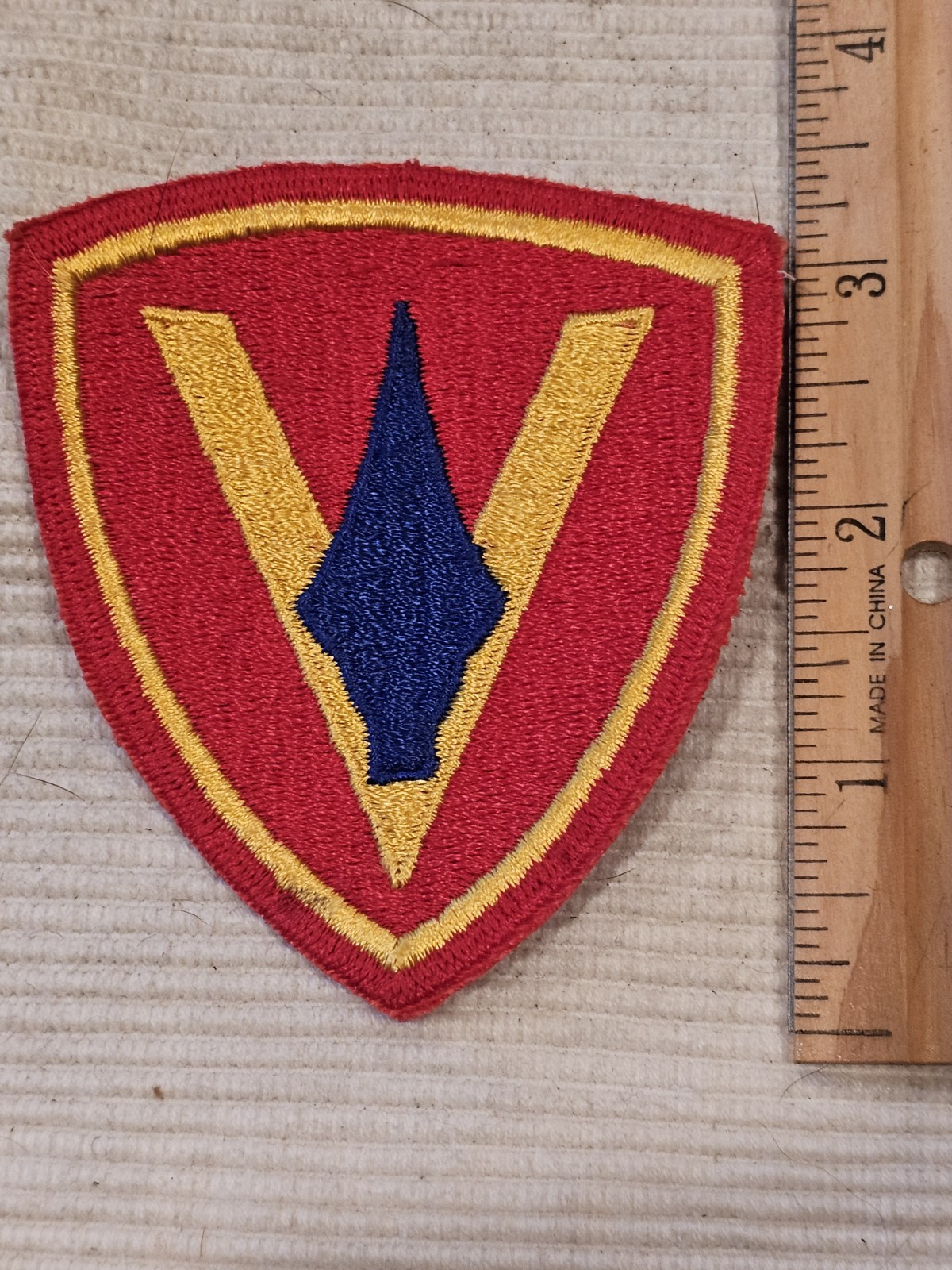 1960s 70s USMC 5th Marine Division Vietnam Era Patch L@@K!!! c