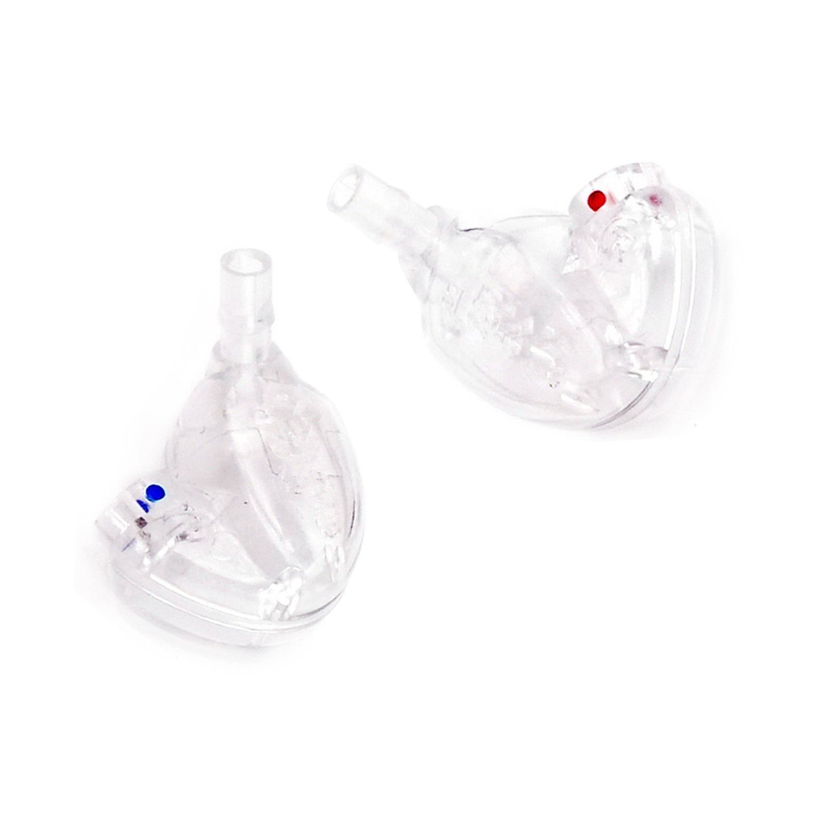 1Pair DIY Earphone Housing Shell Clear Earbuds Case Cover For Shure SE535 Repair