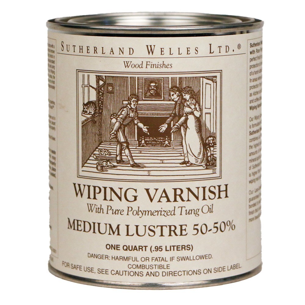 Sutherland Welles Ltd.: Wiping Varnish Medium Lustre - Quart
