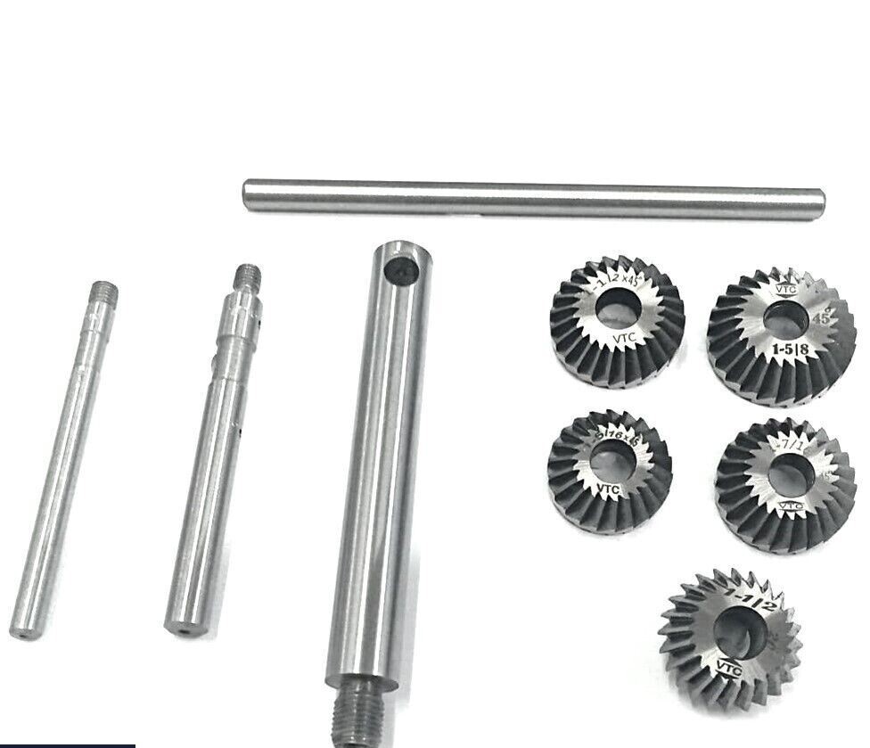 Valve Seat & Face Cutter Set Of 20 Pieces Carbon Steel Metal Box