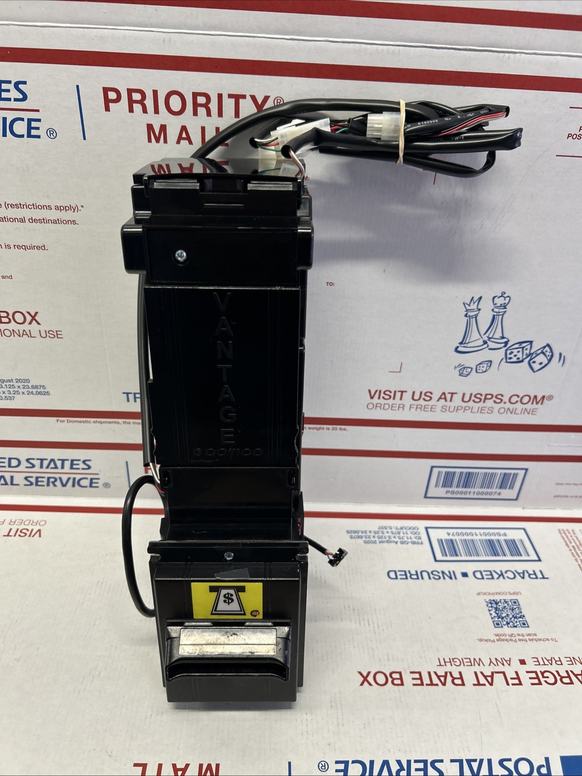 Coinco Vantage VX63 VR6200 VX63S45US00 34 Volt Bill Validator Acceptor WORKS $1