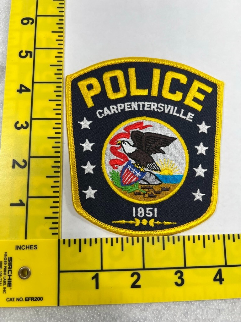 Carpentersville Illinois Police Shoulder Patch 1851