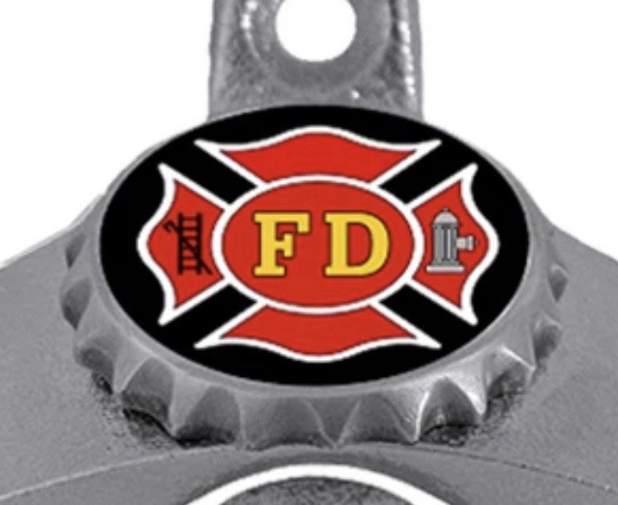 Siskiyou Sports Wall Mount Bottle Opener Fire Department FD Made In USA