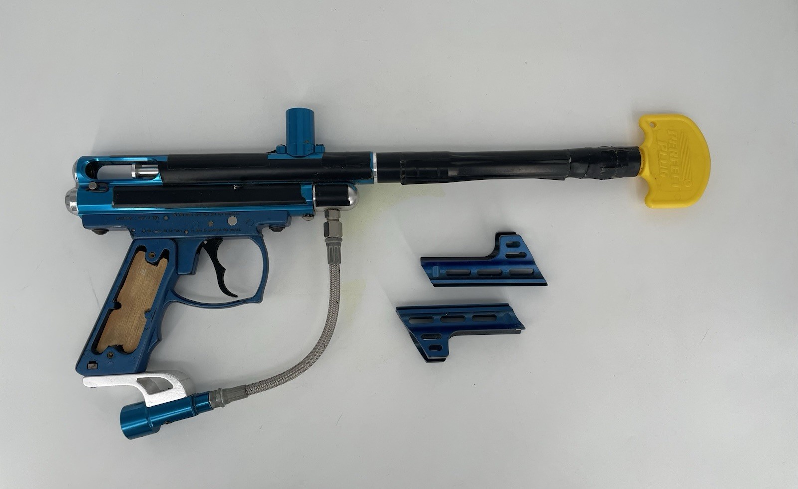 Kingman Spyder Victor Semi-Auto Paintball Gun - Gloss Teal USED As Is For Parts