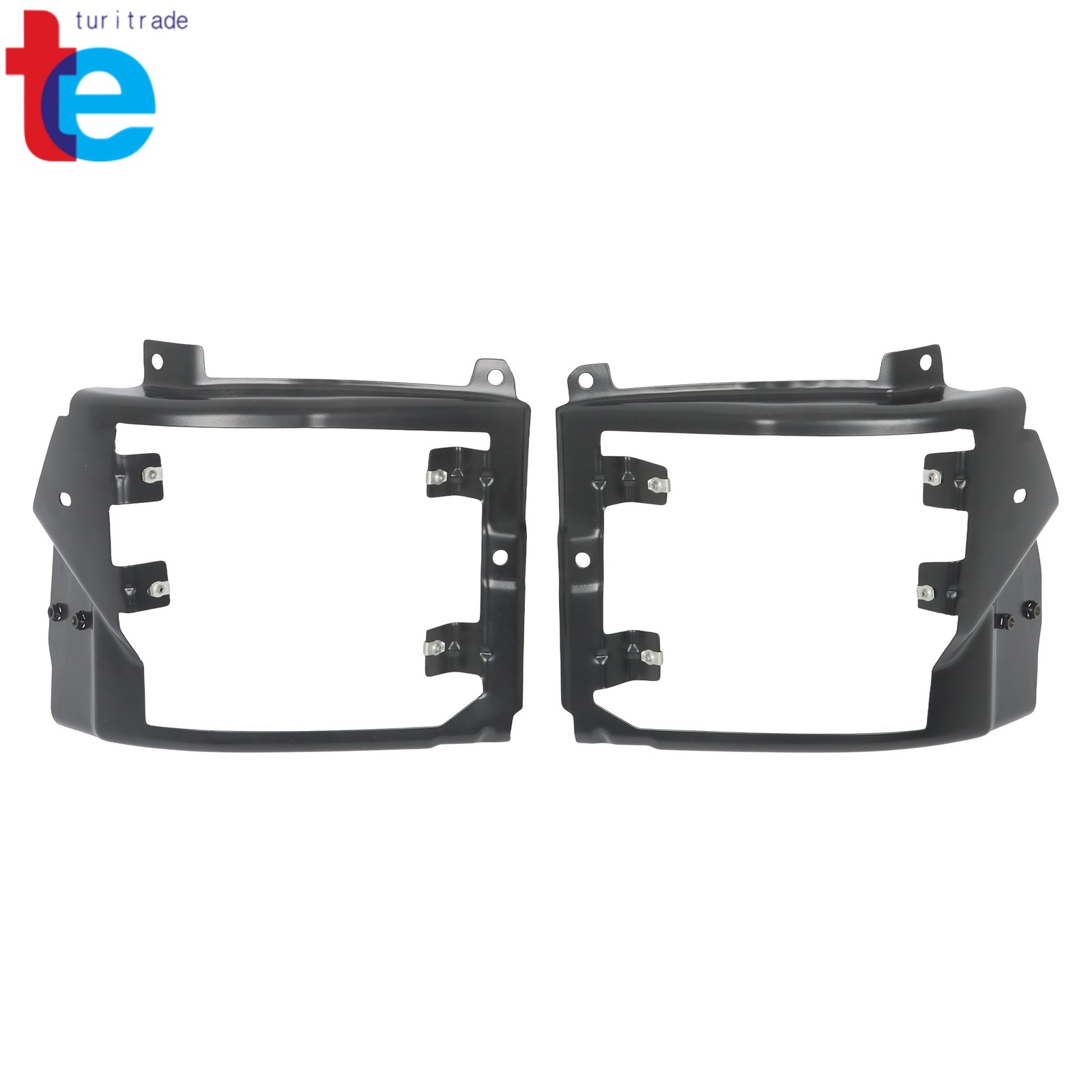 For Chevrolet Silverado 1500 2016-2018 Front Bumper Support & Mount Bracket Set