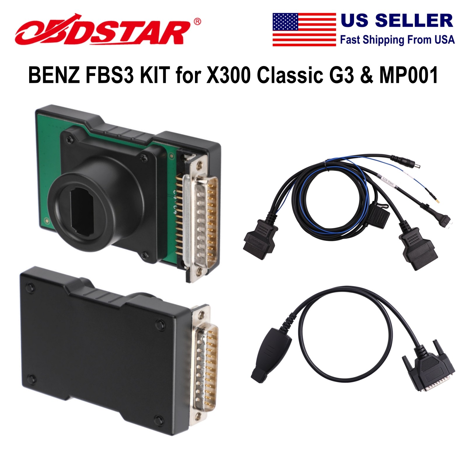 OBDSTAR for Benz FBS3 Kit for FBS3 Add Keys AKL ECM/TCM/ISM/EIS/ELV Reset Virgin