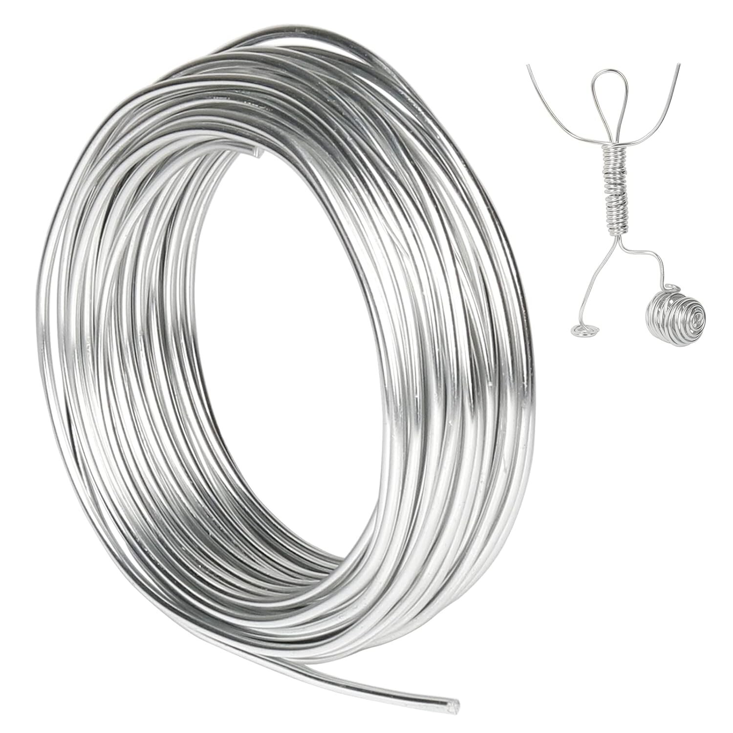9 Gauge Aluminum Wire 50 Feet 3mm Bendable Armature Wire Metal Craft