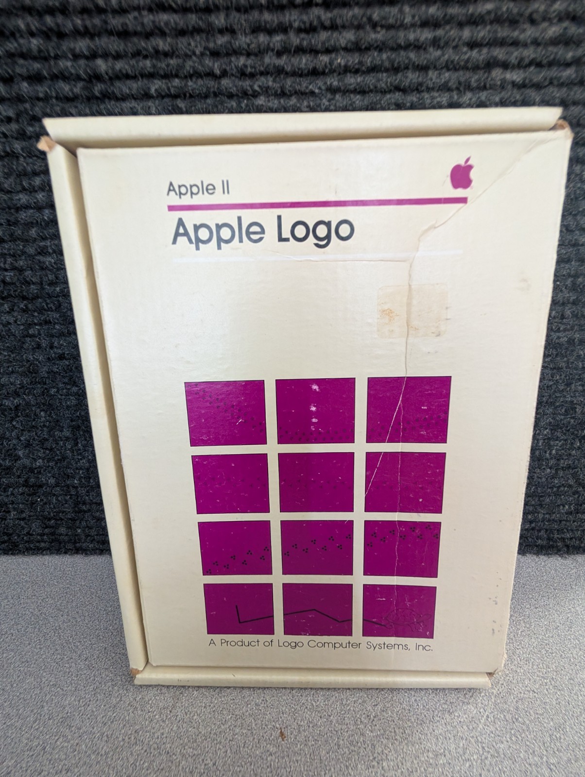 Based on recent market trends for early 1980s Apple II software boxes And Cib