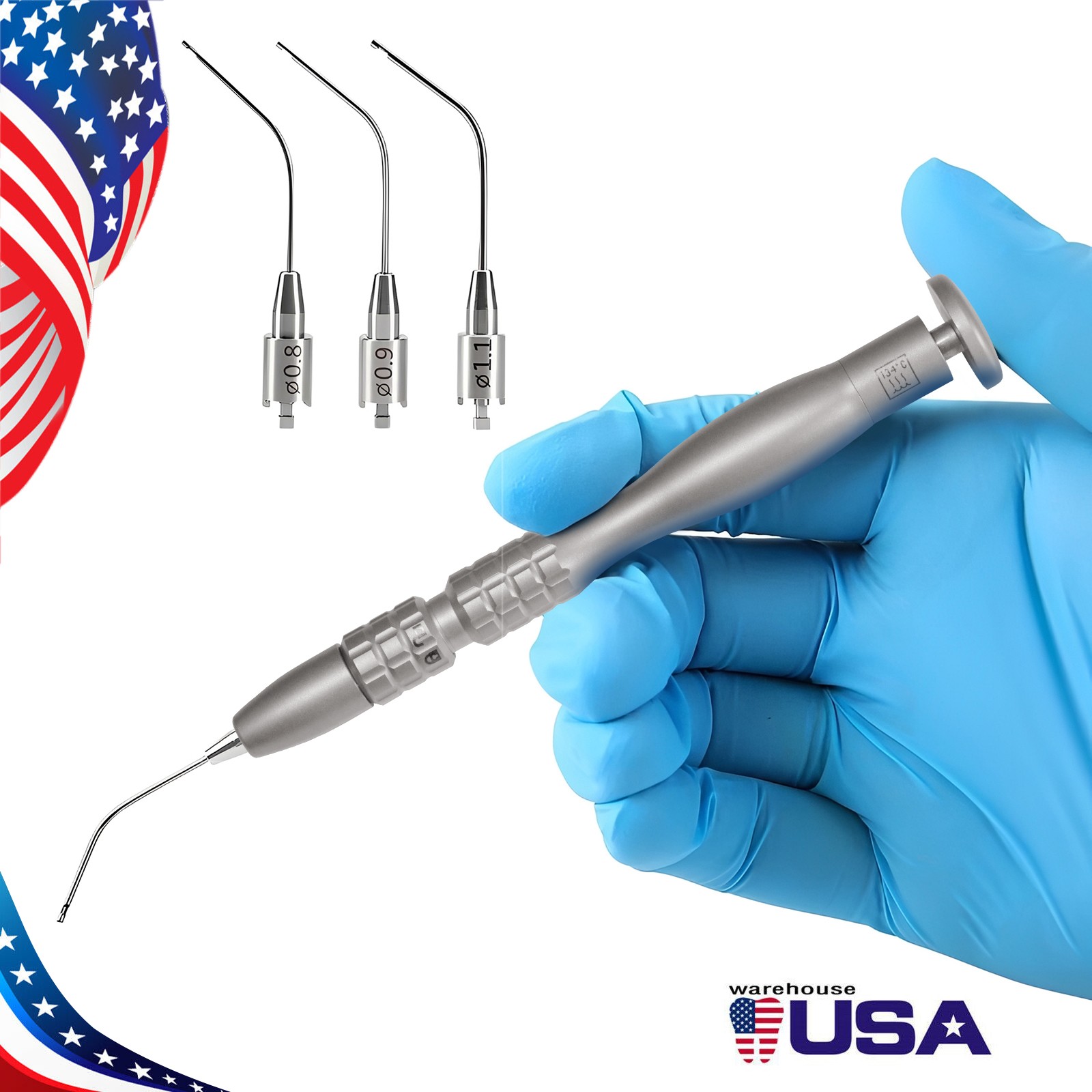 Dental Broken File Extractor Endodontic Removal System Kit Root Canal