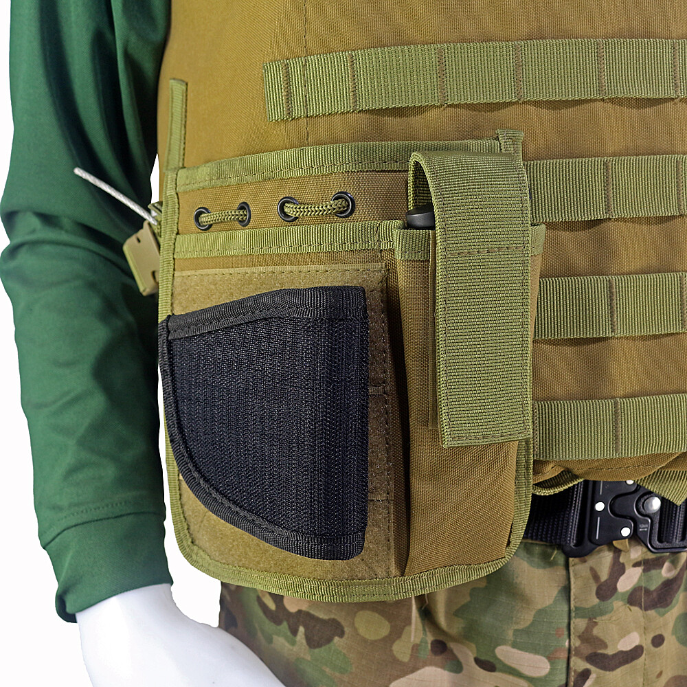 Tactical Compact Concealed Carry Sling Bag Cut Molle Pistol Holster EDC Single