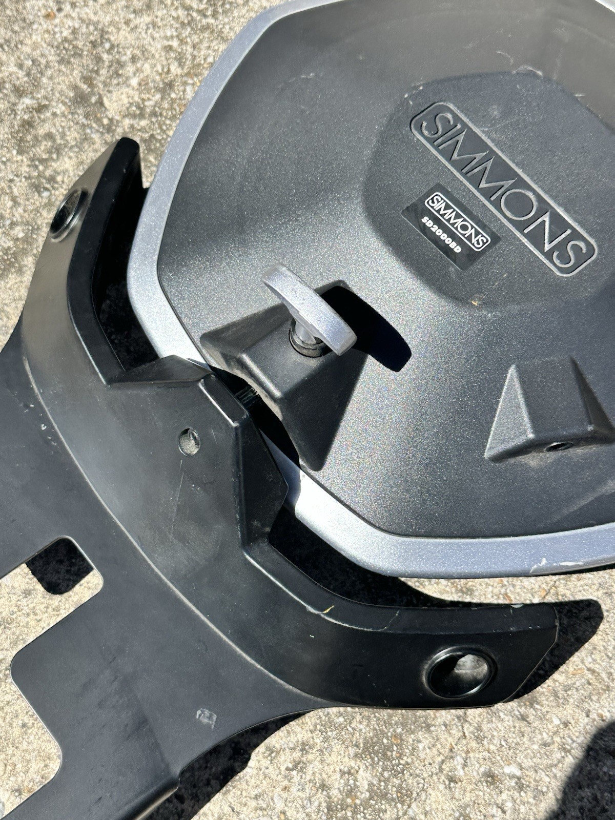 Simmons SD2000D R2334 Kick Drum Pad Tower Electronic Drum READ