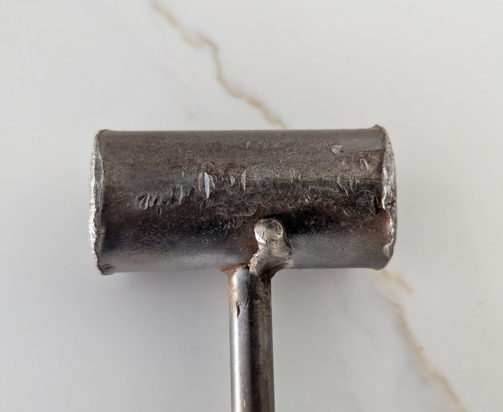 Vintage Hand Forged 9" Steel Mallet
