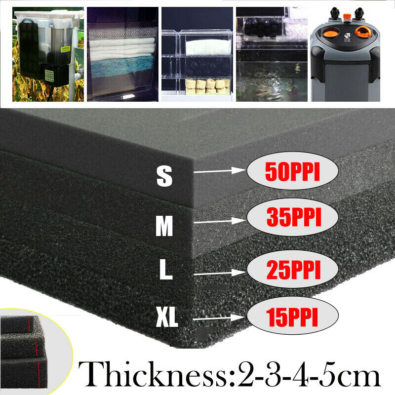 Filtration Biochemical Aquarium Fish Tank Pond Foam Bio Sponge Cotton Filter