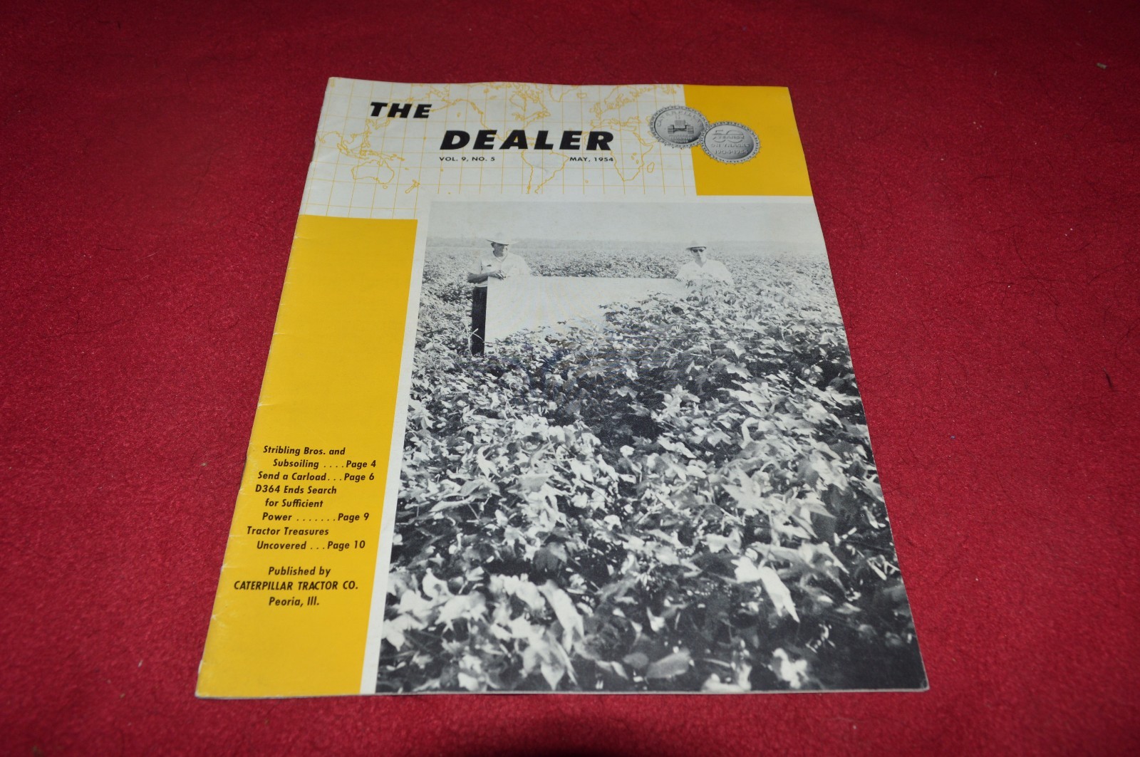 Caterpillar The Dealer Magazine For Feb 1957 Dealers Brochure RPMD
