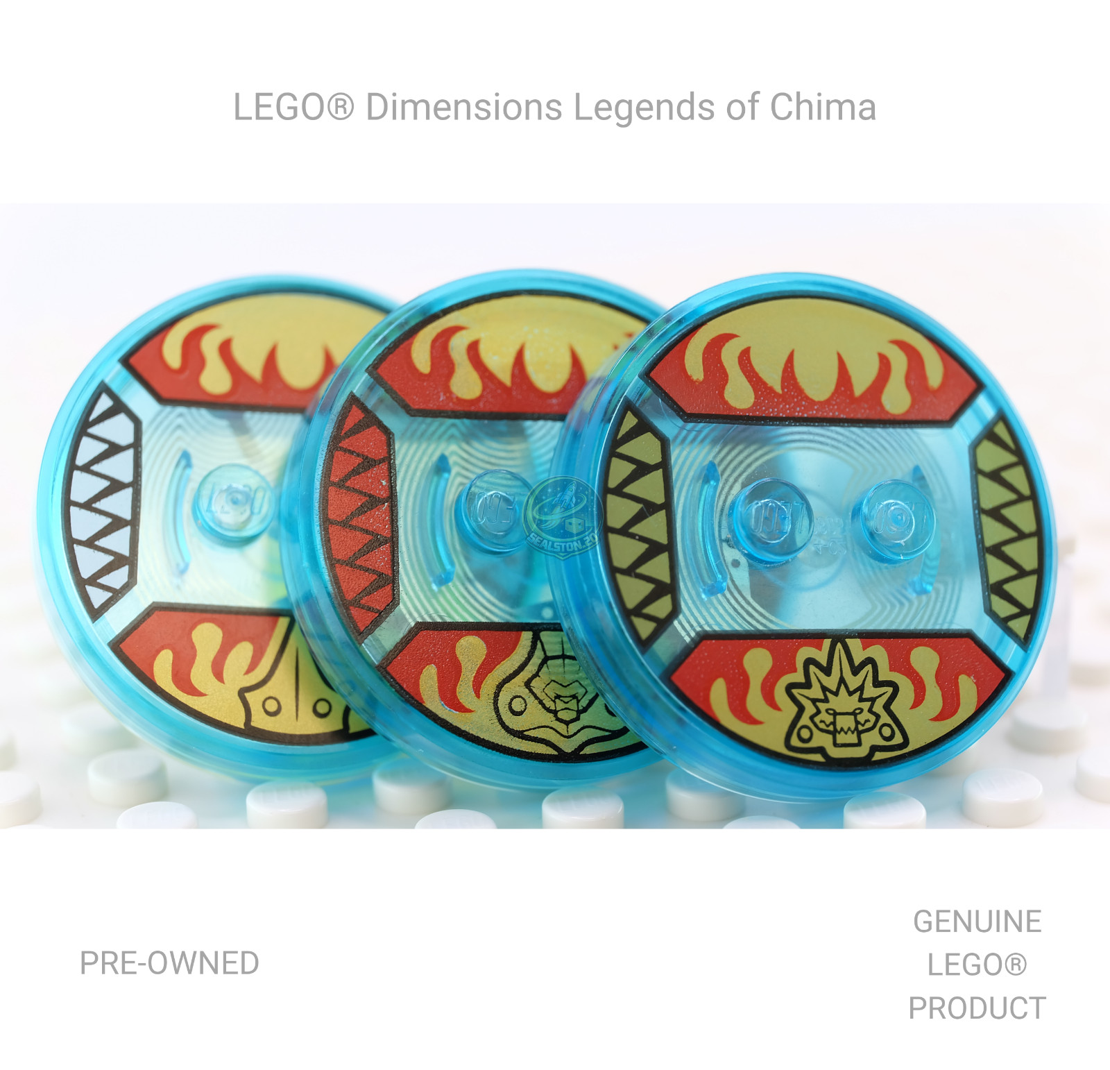 LEGO® Dimensions Legends of Chima Bundle Fun Pack 71222 71223 71232 Tag Only