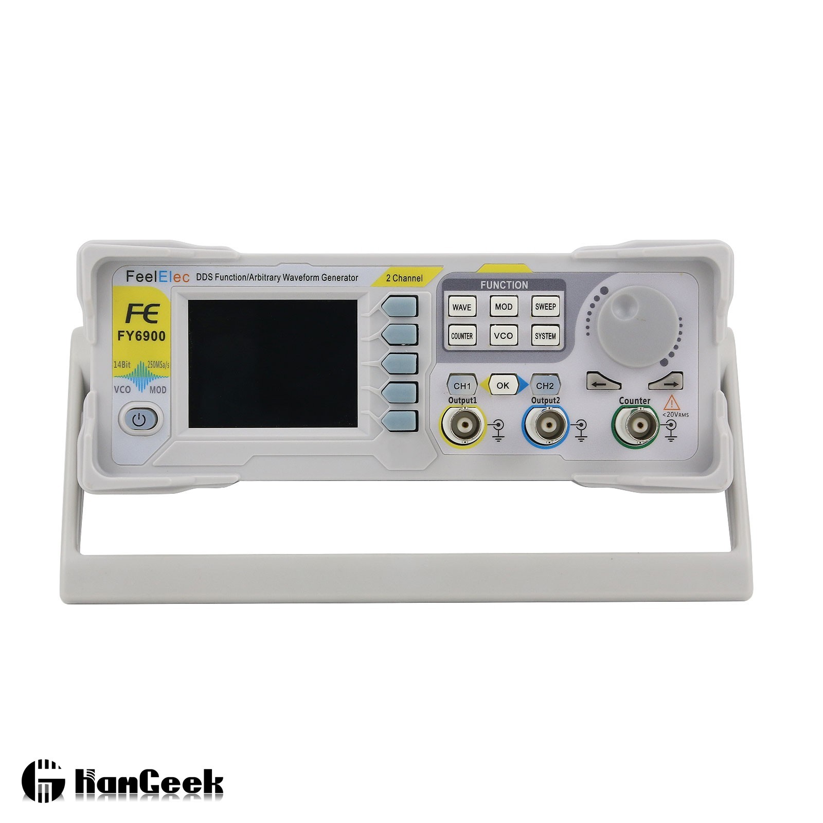FY6900 2-CH Function Arbitrary Waveform Generator Pulse Signal Frequency Counter