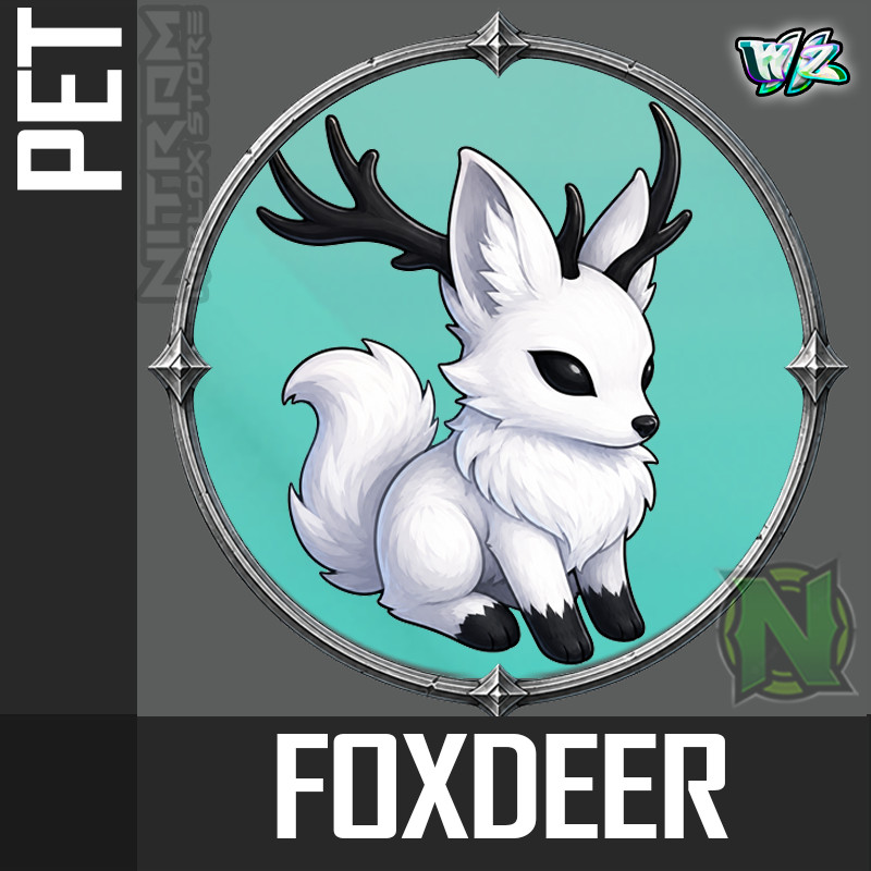 World Zero WZ - PET with PERFECT PERKS - FOXDEER (WHITE)