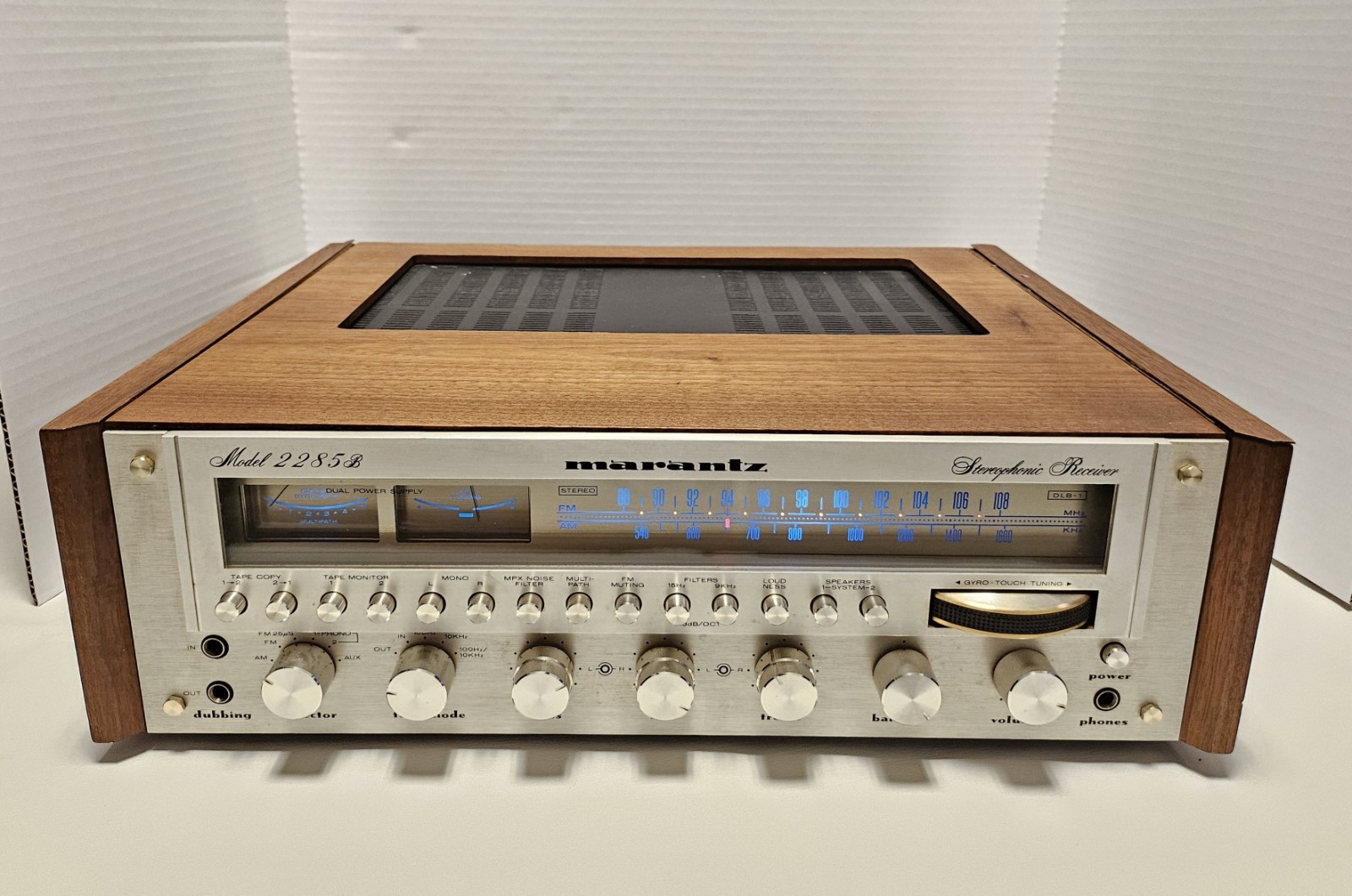Marantz 2285B Receiver Audiophile Stereo AF/FM Tested Decoder Wood grained Kit