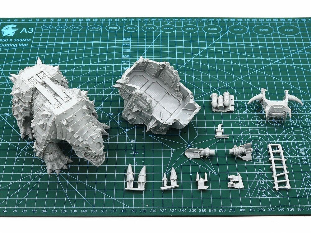 Unpainted Ork Squiggoth Resin Model