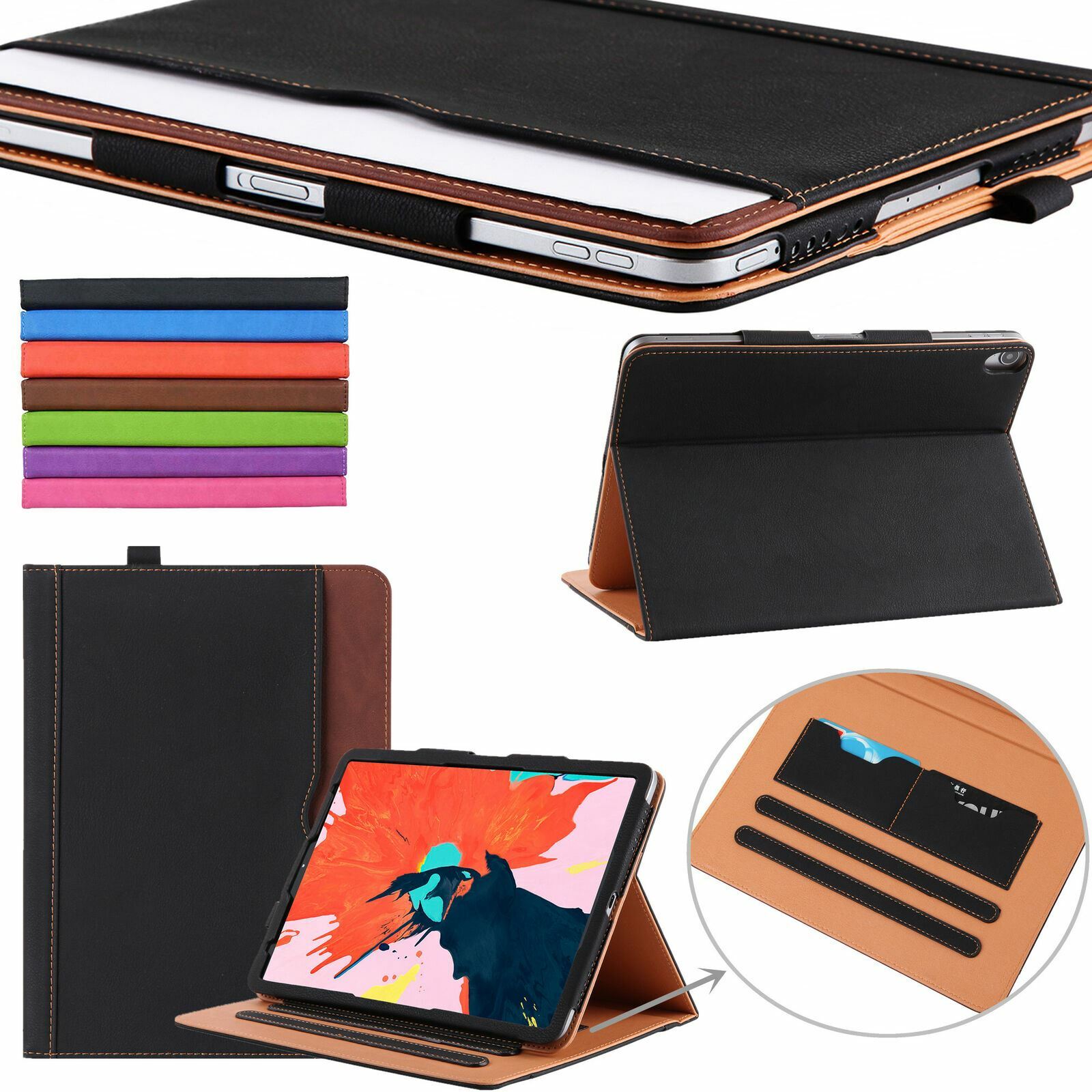 Apple iPad Air 4th Generation 10.9" Soft Leather Case Smart Cover Sleep Wake US