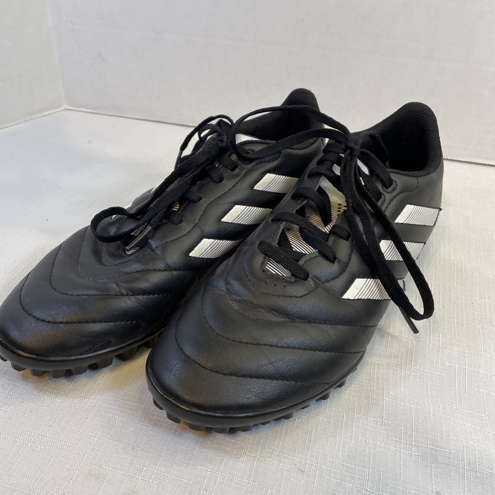 Adidas Black Goletto VIII TF Soccer Cleats Men's Size 7 GY5775